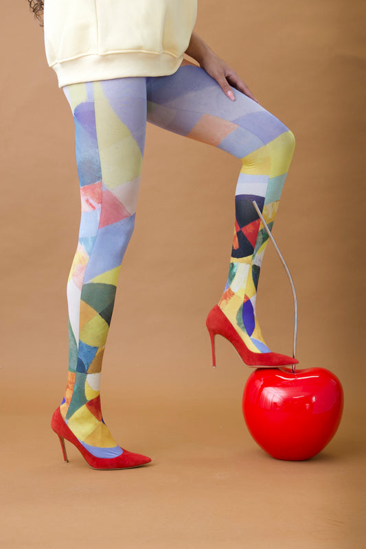 Heart Deco Tights