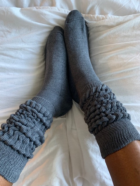 Coal Mining Slouch Socks