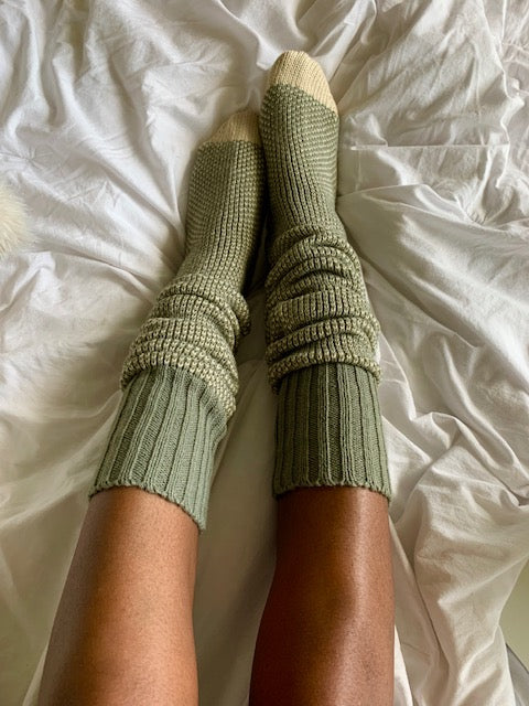 Feelin Jaded Cozy Socks