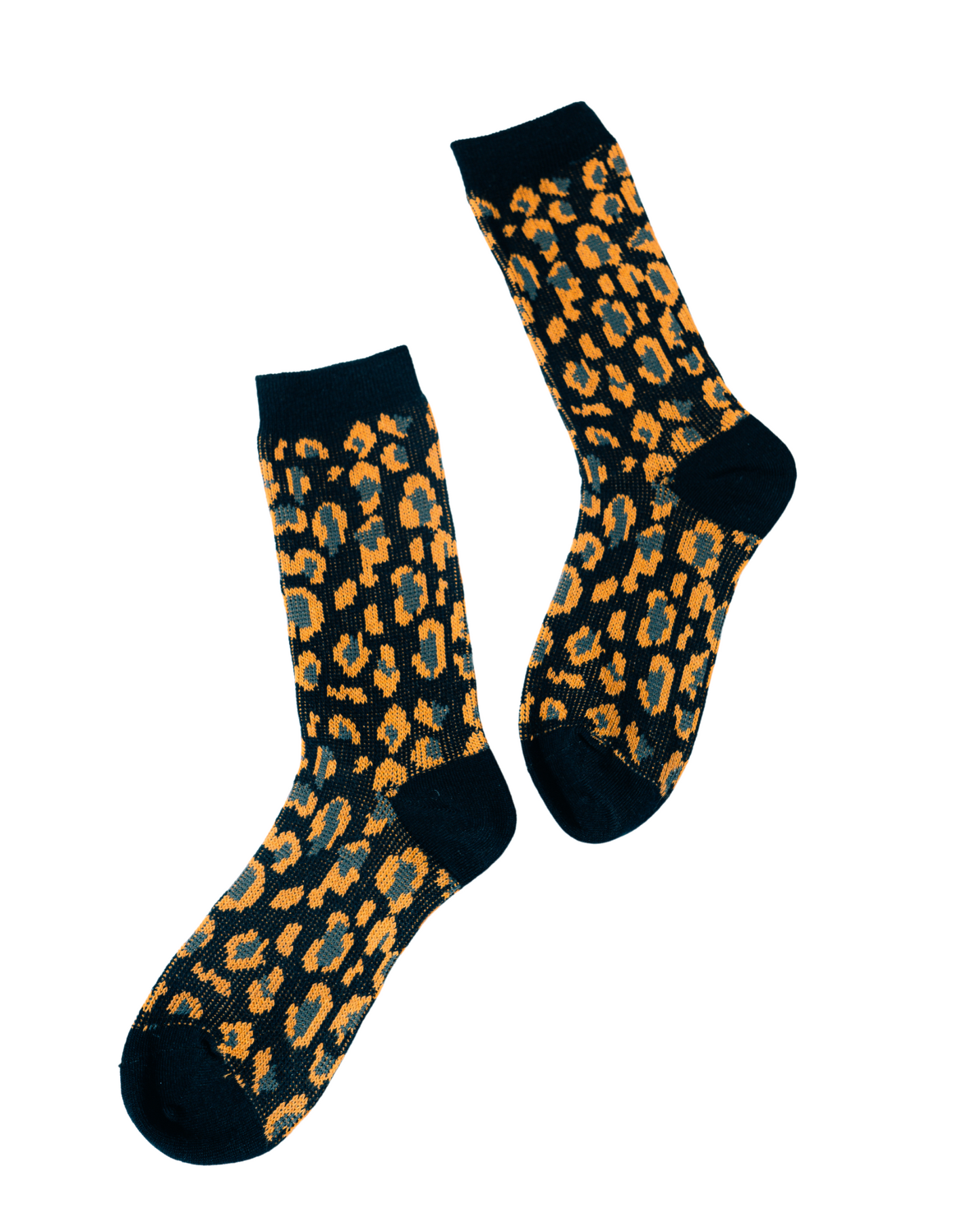 NOIR LEOPARD SOCKS