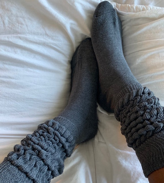 Coal Mining Slouch Socks