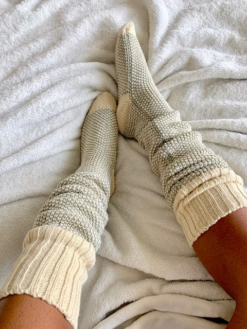 Sage and Oats Cozy Socks